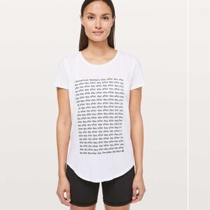 Lululemon Love Crew *International Women’s Day
White